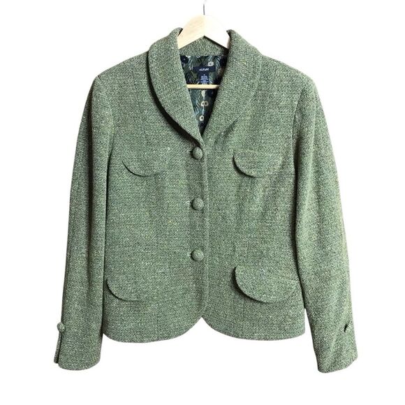 Alfani Womens Wool Blend Blazer Jacket Size 16 - Picture 1 of 14